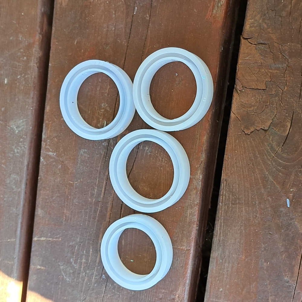 Silicone bangle set of 4 molds